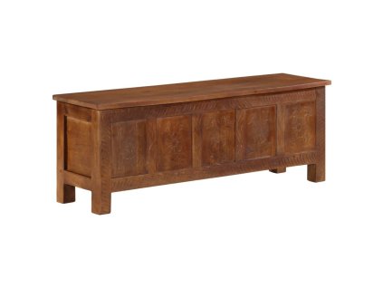 vidaXL Úložný box 110x30x40 cm masívne mangovníkové drevo