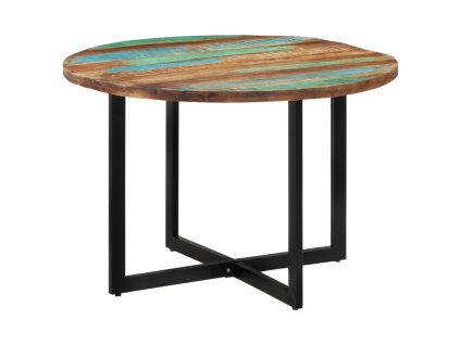 vidaXL Jedálenský stôl 110x75 cm recyklované masívne drevo