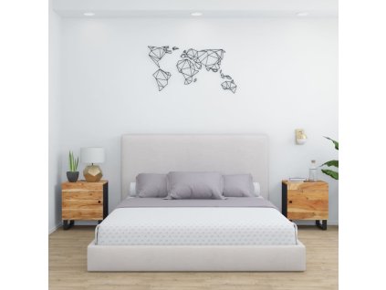 vidaXL Nočné stolíky 2 ks 40x33x46 cm akáciový masív