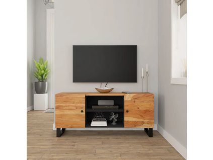 vidaXL TV skrinka 105x33x46 cm akáciový masív