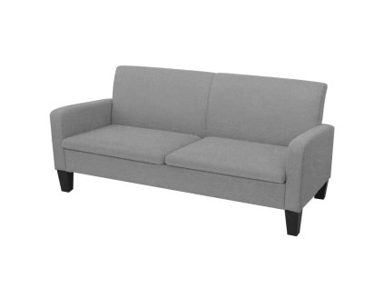 vidaXL Trojmiestna pohovka 180x65x76 cm bledosivá