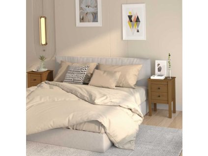 vidaXL Nočné stolíky 2 ks medovohnedé 40x35x61,5 cm borovicový masív