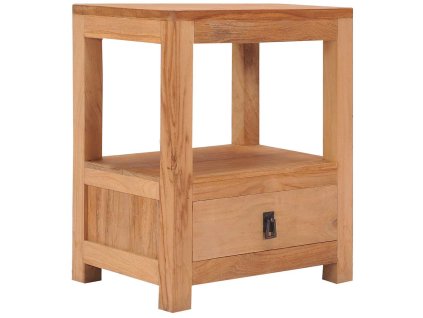 vidaXL Nočná skrinka 40x30x50 cm tíkový masív