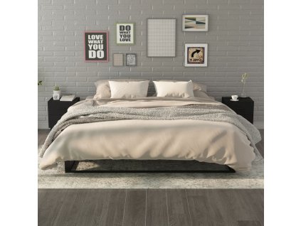 vidaXL Nočné stolíky 2 ks čierne 40x35x47,5 cm