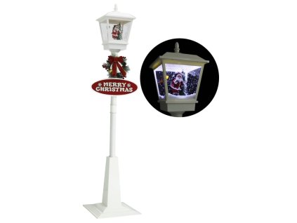 vidaXL Vianočná pouličná lampa so Santom 180 cm LED
