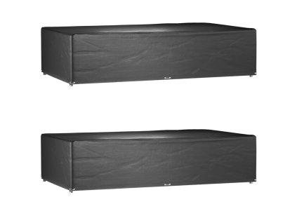 vidaXL Obaly na záhradný nábytok 2 ks 12 očiek 315x180x75 cm obdĺžnik