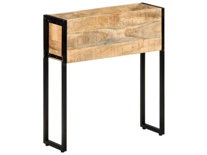 vidaXL Kvetináč 60x20x68 cm surové mangovníkové drevo