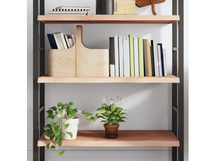 vidaXL Nástenná polica 100x60x(2-4) cm neošetrený dubový masív