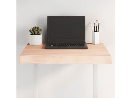 vidaXL Stolová doska 60x60x(2-6) cm neošetrený masív živé hrany