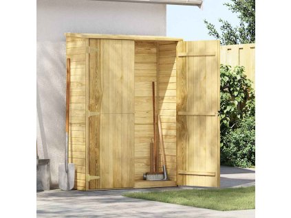 vidaXL Záhradná kôlňa 123x50x171 cm, impregnovaná borovica