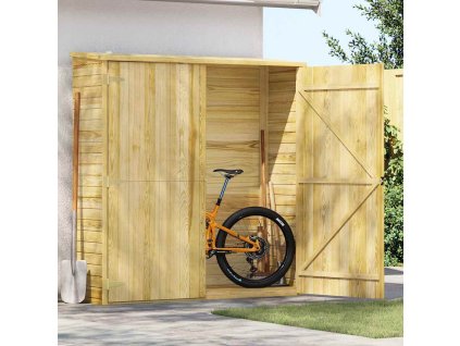 vidaXL Záhradná kôlňa 163x50x171 cm, impregnovaná borovica