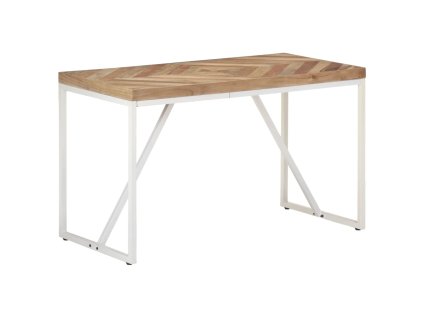 vidaXL Jedálenský stôl 120x60x76 cm akáciový a mangovníkový masív