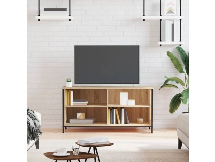 vidaXL TV skrinka dub sonoma 100x40x50 cm spracované drevo