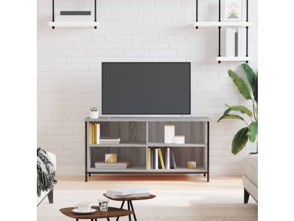 vidaXL TV skrinka sivý dub sonoma 100x40x50 cm spracované drevo