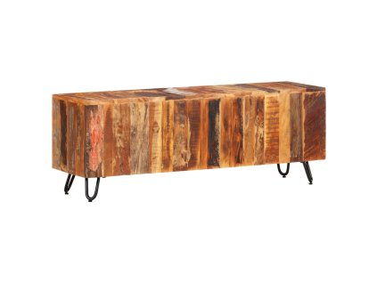 vidaXL TV skrinka 110x30x40 cm recyklovaný masív