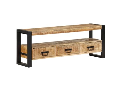 vidaXL TV skrinka 120x30x45 cm masívne mango