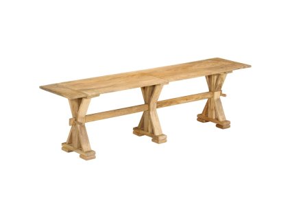 vidaXL Lavička 160x35x45 cm masívne mangovníkové drevo