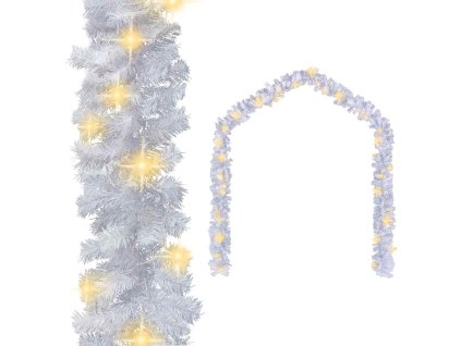 vidaXL Vianočná girlanda s LED svetielkami 20 m, biela