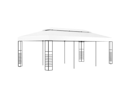 vidaXL Záhradný altánok/stan 6x3 m, biely