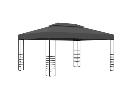vidaXL Altánok 3x4 m, antracitový