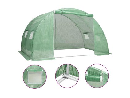 vidaXL Skleník 8 m² 2x4x2 cm