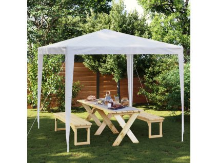 vidaXL Párty stan 2,5x2,5 m, biely