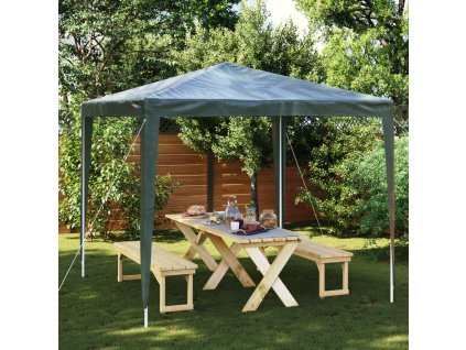 vidaXL Profesionálny párty stan 2,5x2,5 m, zelený 90 g/m²