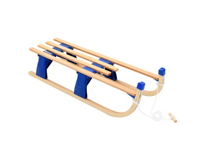 vidaXL Skladacie sane, drevené 110 cm