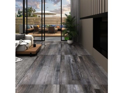 vidaXL Samolepiace podlahové dosky z PVC 5,21m² 2mm industránle drevo
