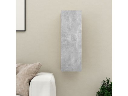 vidaXL TV skrinka, betónovo sivá 30,5x30x90 cm, kompozitné drevo