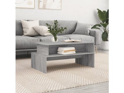 vidaXL Konferenčný stolík sivý dub sonoma 90x55x42,5 kompozitné drevo
