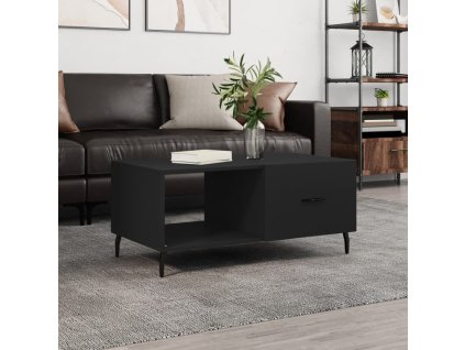vidaXL Konferenčný stolík čierny 90x50x40 cm kompozitné drevo