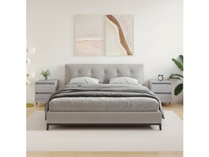 vidaXL Nočné stolíky 2 ks sivý dub sonoma 40x35x50 cm kompozitné drevo