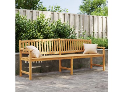 vidaXL Záhradná lavička 228x59,5x90 cm masívne tíkové drevo