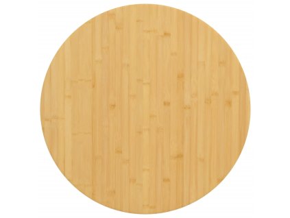 vidaXL Stolová doska Ø80x1,5 cm bambus