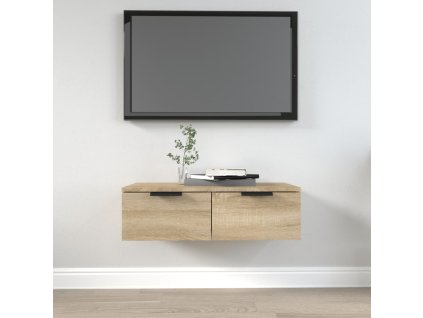 vidaXL Nástenná skrinka farba dubu sonoma 68x30x20 cm spracované drevo