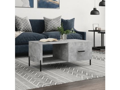 vidaXL Konferenčný stolík betónovo sivý 90x50x40 cm kompozitné drevo