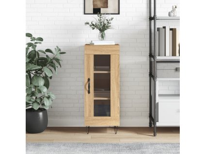 vidaXL Komoda dub sonoma 34,5x34x90 cm spracované drevo