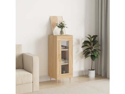 vidaXL Komoda dub sonoma 34,5x34x90 cm spracované drevo