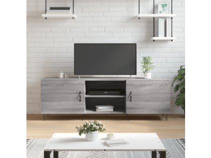 vidaXL TV skrinka sivý dub sonoma 150x30x50 cm kompozitné drevo