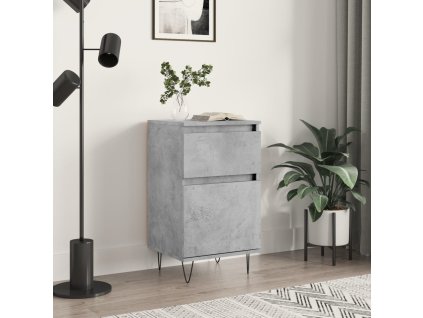 vidaXL Komoda betónovo sivá 40x35x70 cm kompozitné drevo