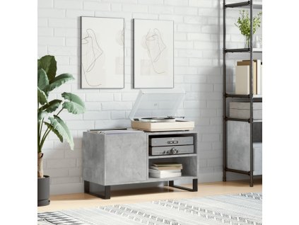 vidaXL Skrinka na platne betónovosivá 85x38x48 cm kompozitné drevo