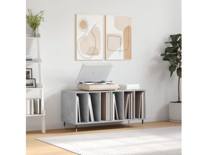 vidaXL Skrinka na platne betónovosivá 100x38x48 cm kompozitné drevo