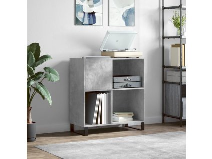 vidaXL Skrinka na platne betónovosivá 84,5x38x48 cm kompozitné drevo