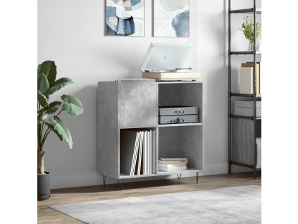 vidaXL Skrinka na platne betónovosivá 84,5x38x48 cm kompozitné drevo