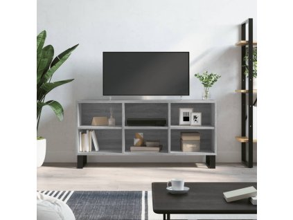 vidaXL TV skrinka sivý dub sonoma 103,5x30x50 cm spracované drevo