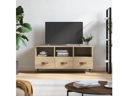 vidaXL TV stolík dub sonoma 102x36x50 cm kompozitné drevo