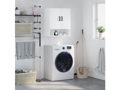 vidaXL Nástenná skrinka biela 60x31x70 cm kompozitné drevo