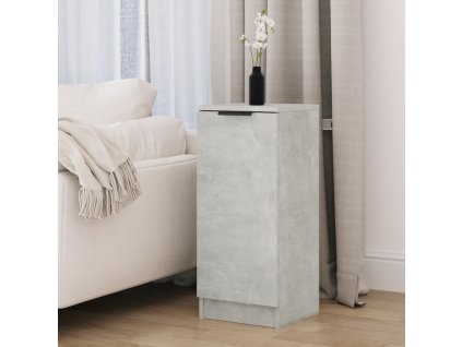 vidaXL Komoda betónovo sivá 30x30x70 cm spracované drevo