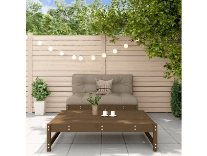 vidaXL 2-dielna záhradná sedacia súprava s vankúšmi medová masív